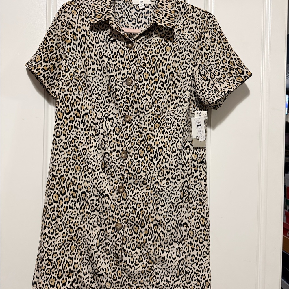 Leopard Print Men's Shirt